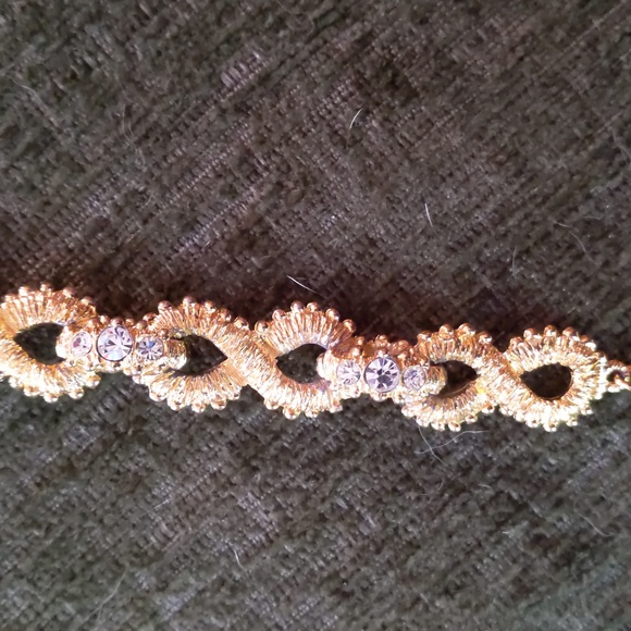 NATORI* vintage 80's rhinestone bracelet, - Picture 6 of 15
